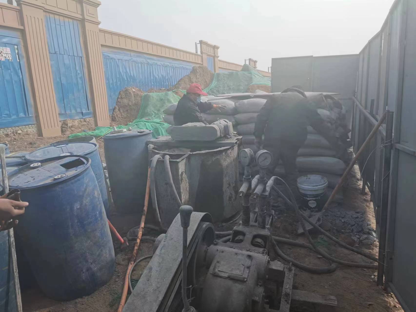 长子地基沉降注浆加固